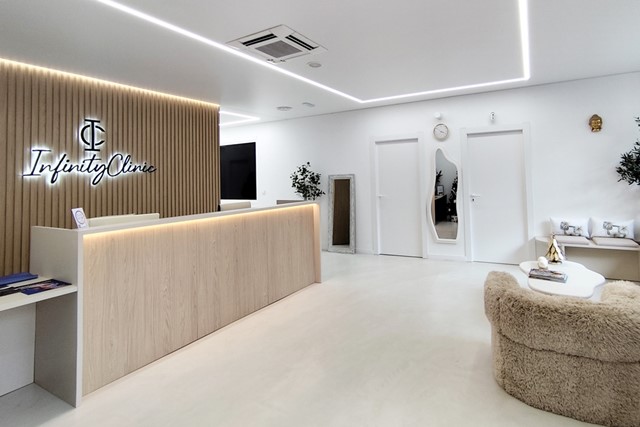 Instalaciones de Infinity Clinic listas para la recepción de pacientes