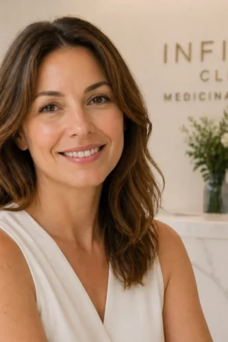 Resultado natural tras tratamiento con botox o ácido hialurónico