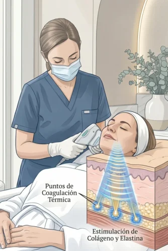 Funcionamiento del tratamiento HIFU facial para flacidez