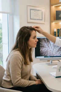 Valoración médica para identificar las causas de la caída del cabello