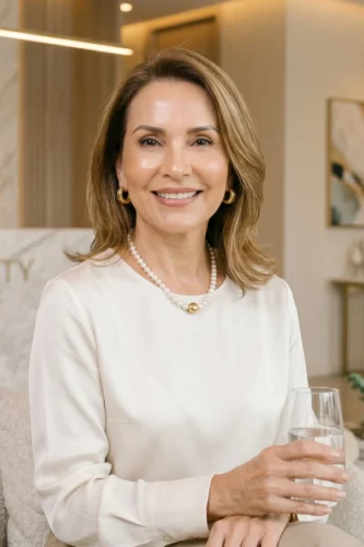 Resultado natural de tratamiento facial antiaging según la edad