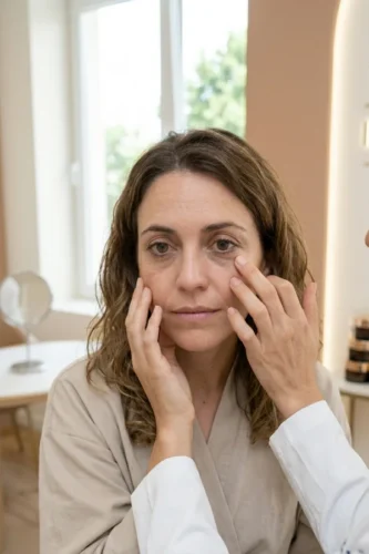 Tratamiento con ácido hialurónico para mejorar ojeras hundidas