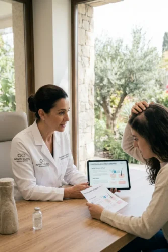 Valoración médica para tratamiento con dutasteride capilar en mujeres