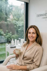 Resultados naturales del HIFU facial antes y después en Valencia.